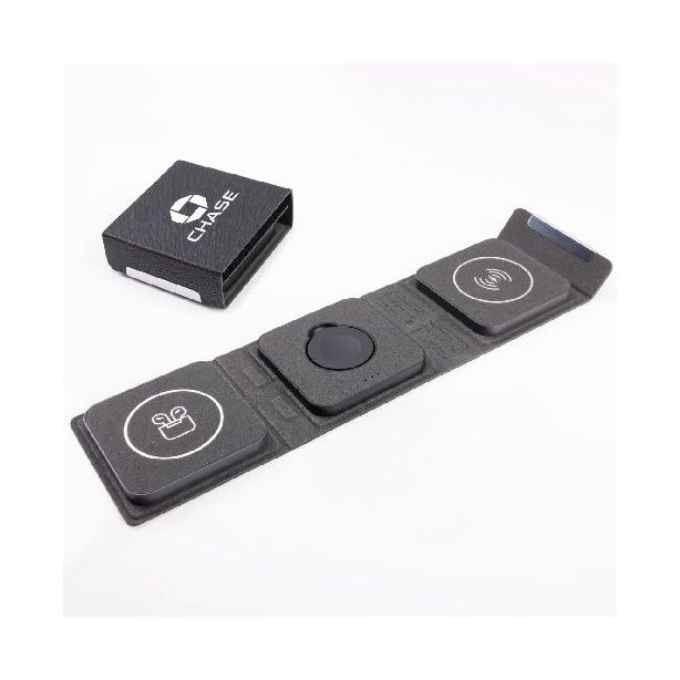 O903-Andretti 3-In-1 Wireless Charger Custom Printed