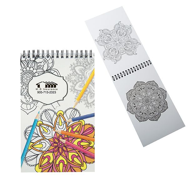 CA9266 | Mini Colouring Book With Spiral Binding