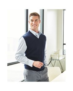Devon & Jones Adult Unisex V-Neck Vest