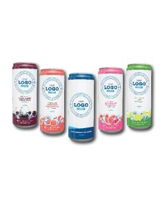 (A) Canned Water with Custom Printed Label (Min 1,800 Cans)