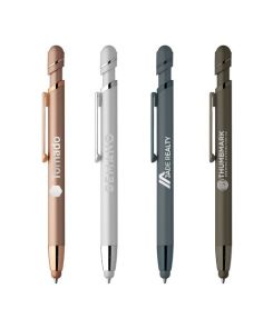 A - Atlantic Softy Metallic w/ Stylus - Laser (Min 100)
